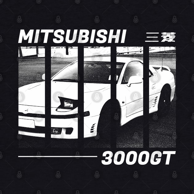 MITSUBISHI 3000GT Black 'N White 3 (Black Version) by Cero